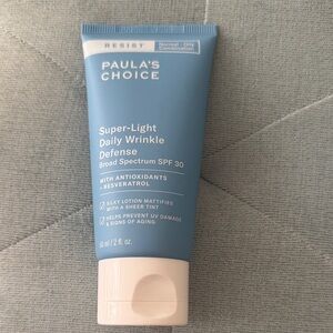 New/Sealed Paula’s Choice Super Light Daily Wrinkle Defense SPF 30